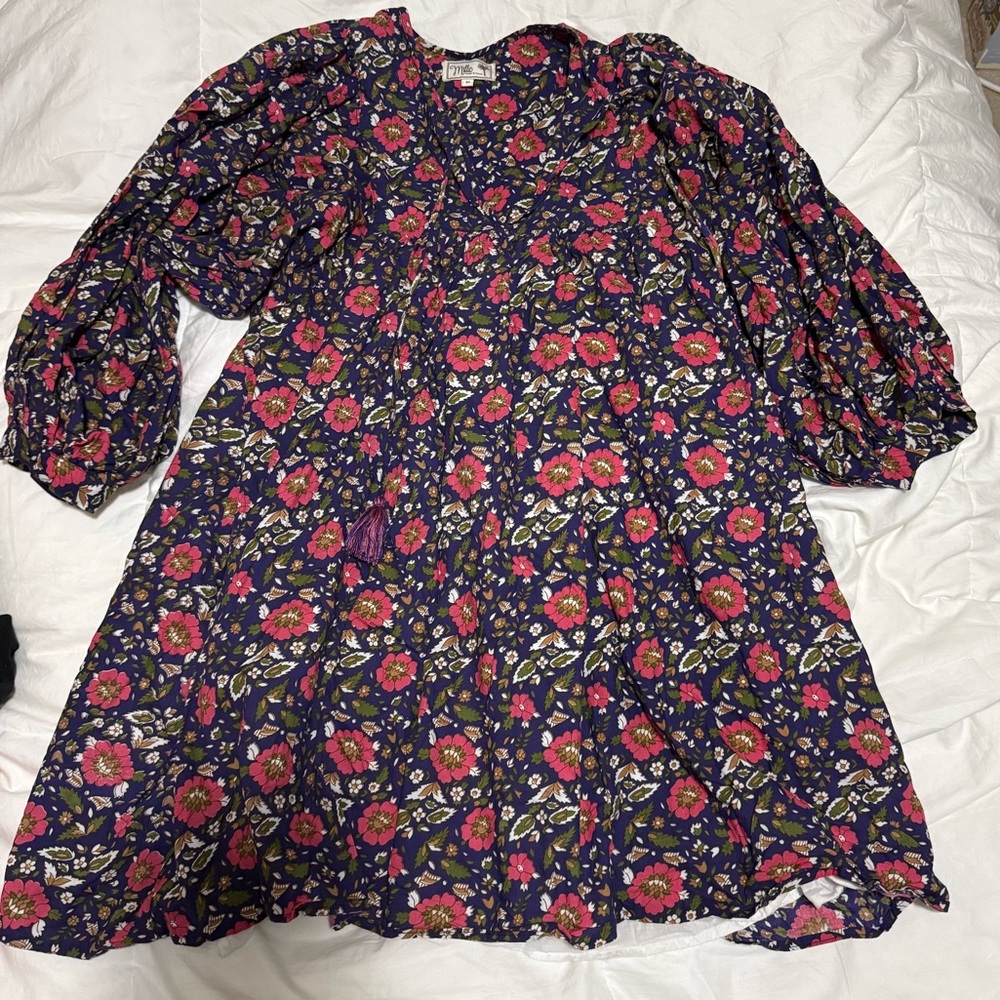 Mille Daisy Dress with Tassels Size M Medium
